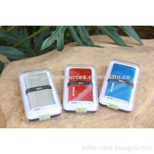 Portable Power Bank/Charger with 6,000mAh Capacity